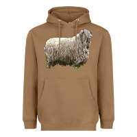 Toasted Coconut lincoln sheep Heavyweight Hoodie - LillyAllenDesigns