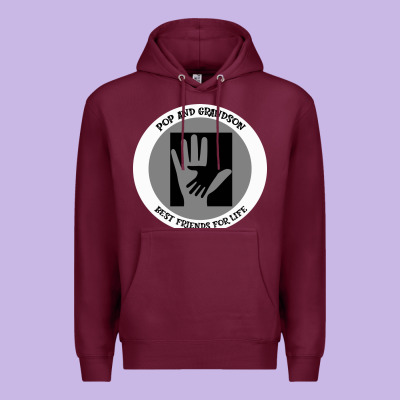Pop Pop And Grandson Best Friends For Life Premium Hoodie Designed By Bettercallsaul