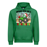 Emerald nothing runs like a reindeere Urban Hoodie - CowGirlArtShop