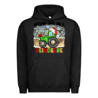 Pigment Black nothing runs like a reindeere Urban Hoodie - CowGirlArtShop