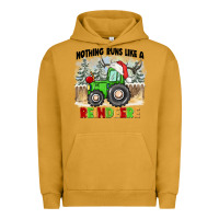 Pigment Peanut Butter nothing runs like a reindeere Urban Hoodie - CowGirlArtShop