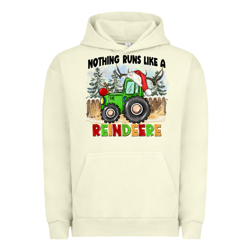 Nothing Runs Like A Reindeere Urban Hoodie by CowGirlArtShop | Teevron