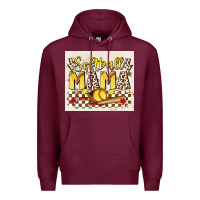 Burgundy softball mom Premium Hoodie - JahusDesignShop