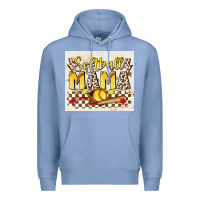 Colony Blue softball mom Premium Hoodie - JahusDesignShop