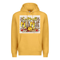 Mustard softball mom Premium Hoodie - JahusDesignShop