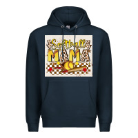Navy softball mom Premium Hoodie - JahusDesignShop