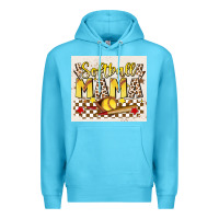Ocean Blue softball mom Premium Hoodie - JahusDesignShop
