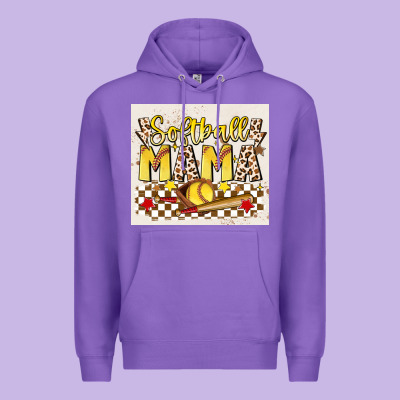 Softball Mom Premium Hoodie Designed By Jahusdesignshop