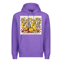 Purple softball mom Premium Hoodie - JahusDesignShop