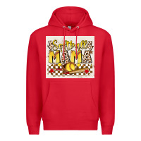 Red softball mom Premium Hoodie - JahusDesignShop