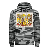 Slate Camo softball mom Premium Hoodie - JahusDesignShop