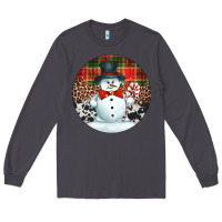 Smoke western snowman christmas ornament Long Sleeve Tee - Jasminsmagicworld