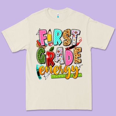 First Grade Energy Premium Tee Designed By Texasbilliewilder