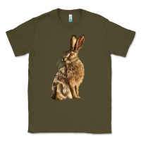 Army Green Hares Classic Tee - LillyAllenDesigns