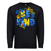 Black down syndrome be kind Premium Sweatshirt - Artiststas