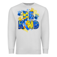 Dove Grey down syndrome be kind Premium Sweatshirt - Artiststas