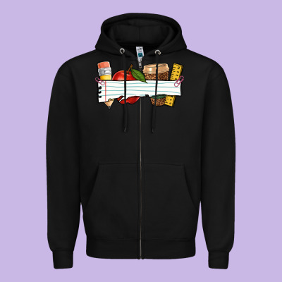 Teacher Custom Zipper Hoodie Designed By Nancycooperartshop