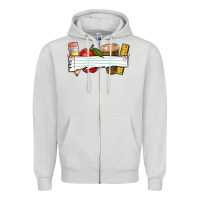 Dove Grey teacher custom Zipper Hoodie - NancyCooperArtShop