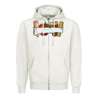 Oatmeal Heather teacher custom Zipper Hoodie - NancyCooperArtShop