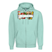 Seafoam teacher custom Zipper Hoodie - NancyCooperArtShop