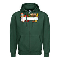 Sports Green teacher custom Zipper Hoodie - NancyCooperArtShop