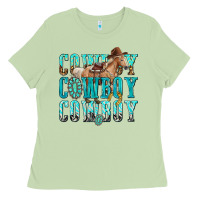 Matcha cowboy cowboy cowboy Ladies Tee - texasbilliewilder