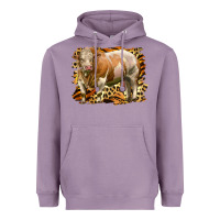 Lavender western simmental bull Heavyweight Hoodie - LillyAllenDesigns