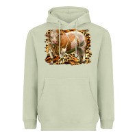 Matcha western simmental bull Heavyweight Hoodie - LillyAllenDesigns