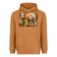 Meerkat western simmental bull Heavyweight Hoodie - LillyAllenDesigns