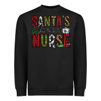 Black santa's favorite nurse Heavyweight Sweatshirt - Jasminsmagicworld