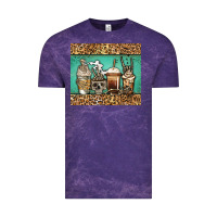 Cloud Purple skeleton coffee cups Vintage Tee - Jasminsmagicworld