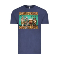 Vintage Denim skeleton coffee cups Vintage Tee - Jasminsmagicworld