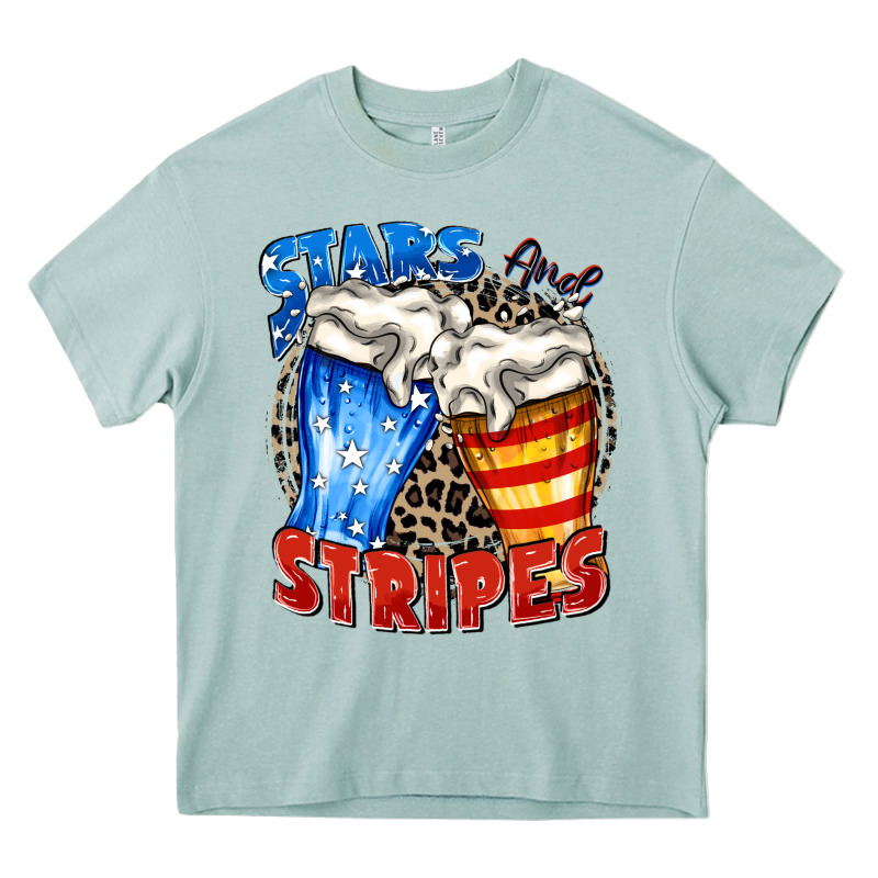 Stars And Stripes Beer Heavy Core Tee by Zillion Design Studio | Teevron