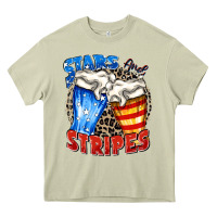 Mossy stars and stripes beer Heavy Core Tee - Zillion Design Studio