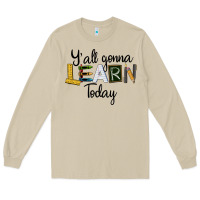 Mushroom Y'all Gonna Learn Today Long Sleeve Tee - LillyAllenDesigns