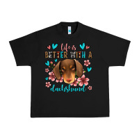 Black life is better with a dachshund Urban Heavy Tee - Jasminsmagicworld