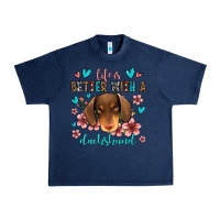 Navy life is better with a dachshund Urban Heavy Tee - Jasminsmagicworld