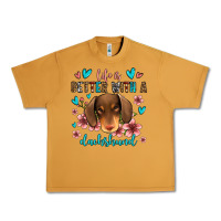 Peanut Butter life is better with a dachshund Urban Heavy Tee - Jasminsmagicworld