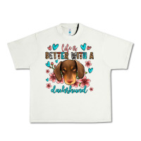 Pistachio life is better with a dachshund Urban Heavy Tee - Jasminsmagicworld