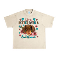 Sandshell life is better with a dachshund Urban Heavy Tee - Jasminsmagicworld