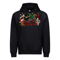 Black mooey christmas Urban Hoodie - CowGirlArtShop