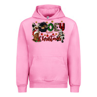 Fuchsia Pink mooey christmas Urban Hoodie - CowGirlArtShop