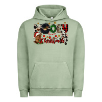 Pigment Oil Green mooey christmas Urban Hoodie - CowGirlArtShop