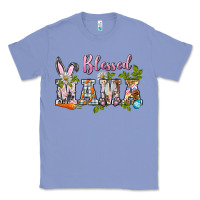 Colony Blue blessed mama easter Classic Tee - BarkalooDesign