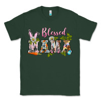 Sports Green blessed mama easter Classic Tee - BarkalooDesign