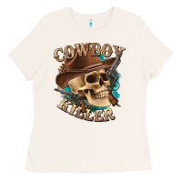 Cowboy Killer With Skull Ladies Tee | Teevron