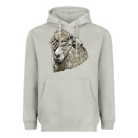 Moon Dust lincoln sheep head Heavyweight Hoodie - LillyAllenDesigns