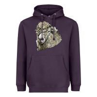 Plum lincoln sheep head Heavyweight Hoodie - LillyAllenDesigns