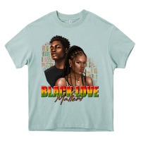 Arona afro black love matters Heavy Core Tee - texasbilliewilder