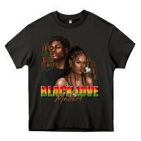 Asphalt afro black love matters Heavy Core Tee - texasbilliewilder